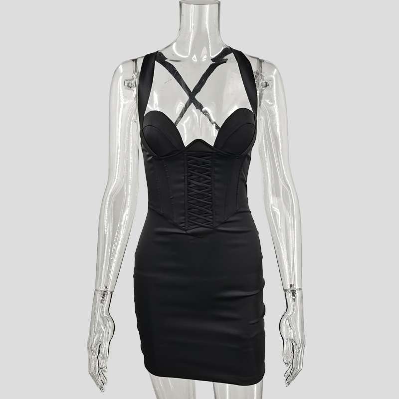 Bodycon Dress with Structured Bust image 3
