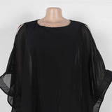 Elegant Flowing Dress with Capes image 7