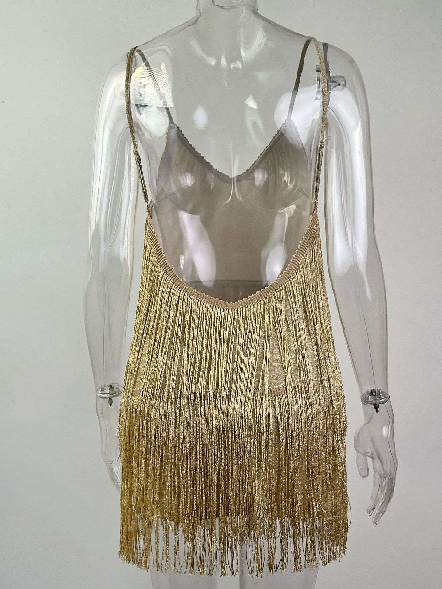 Glamorous Sequin Fringe Dress image 6