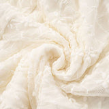 Lace Long Sleeve Cover-Up with Draped Front image 2