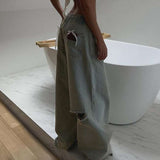 Baggy Pants Ripped Jeans Streetwear image 4