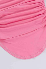 Sexy Plain Off Shoulder Ruffled Sleeveless Corset Top image 7