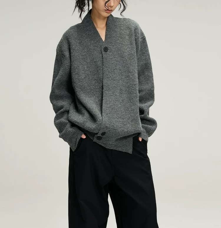 Cozy Oversized Button-Up Sweater image 1
