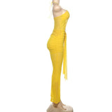 Cut-Out Halter & Sheer Maxi Dress image 2