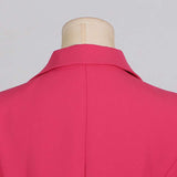 Notched Lapel One Button Women Suit image 9