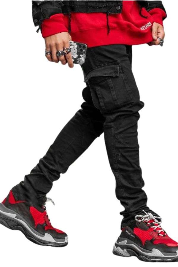 Multi Pocket Cargo Jeans image 3