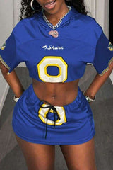 Varsity Crop & Skirt Set image 0