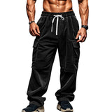 Drawstring Loose Wide Leg Streetwear Trousers image 5