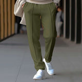 Mens Solid Sweatpants Joggers Trousers image 4