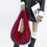 Luxurious Faux Fur Tote Bag image 0