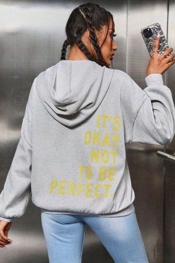 Oversized Hoodie OKAY NOT TO BE PERFECT image 1