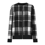 Stylish Plaid Bomber Jacket image 6