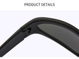 Sleek Black Wraparound Sunglasses image 2