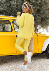 Lemon Print Sweatshirt and Leggings Set image 6