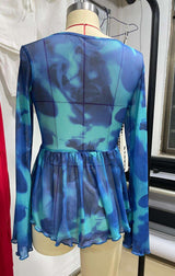 Butterfly Tie-Front Blouse image 5