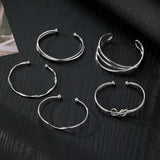 Mixed Design Bangle Bracelet image 3