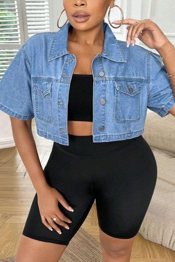 Cropped Short Sleeve Jacket image 0