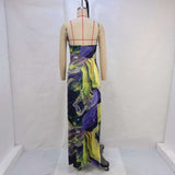 Vibrant Abstract Pattern Maxi Dress image 3
