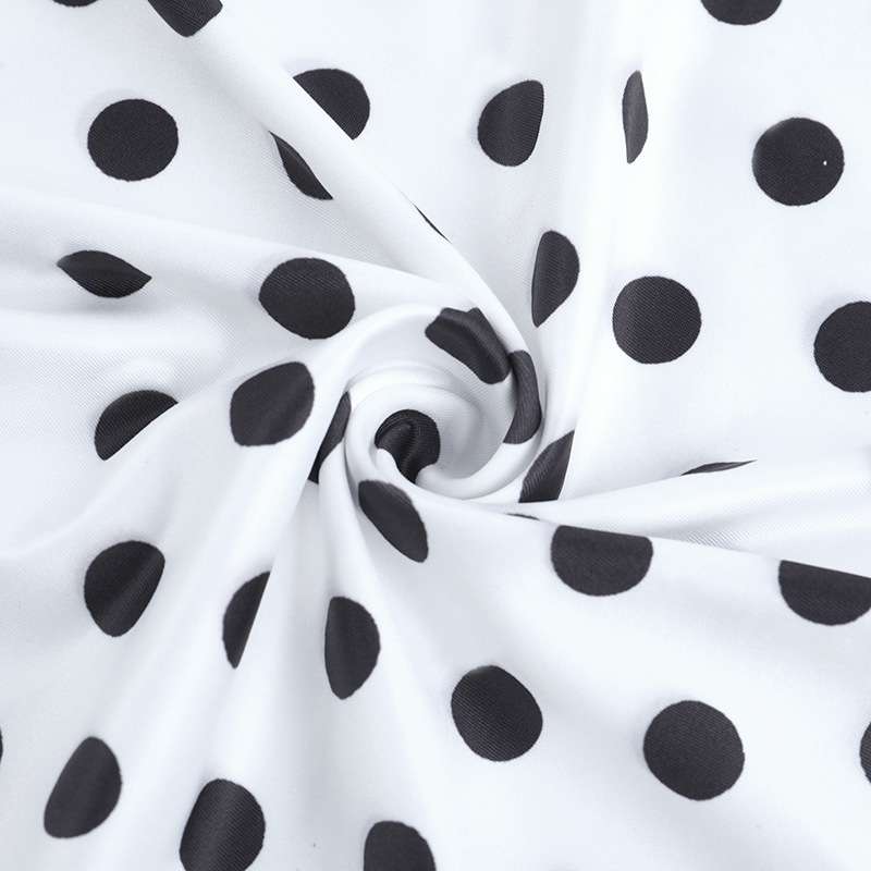 Polka Dot Halter Maxi Dress image 4