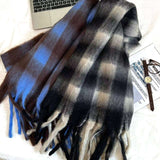 Casual Checked Warm Soft Scarves image 3
