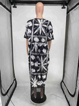 Spring Summer Loose Print Tassel Dress image 9