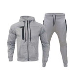Mens Sports Set Gym Wear - XXL, Grey image