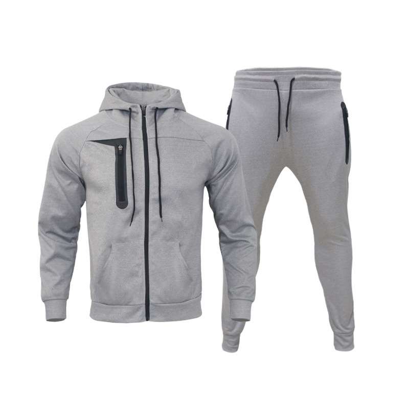 Mens Sports Set Gym Wear - XXL, Grey image
