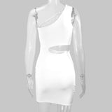 Fierce Flame Cutout One-Shoulder Mini Dress image 6