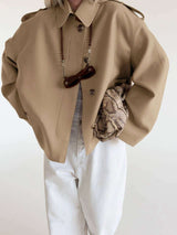 Belted Oversized Utility Jacket image 0