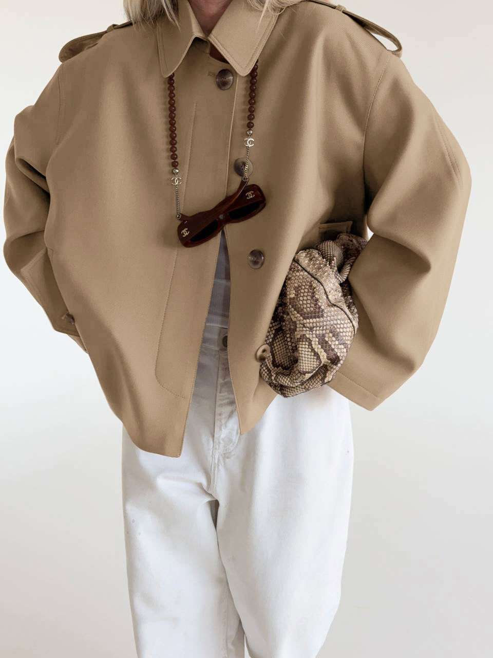 Belted Oversized Utility Jacket image 0