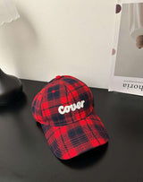 Stylish Plaid Camo Cap image 0