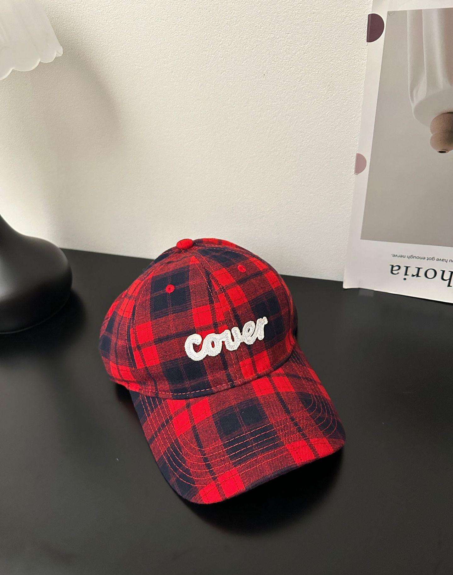 Stylish Plaid Camo Cap image 0