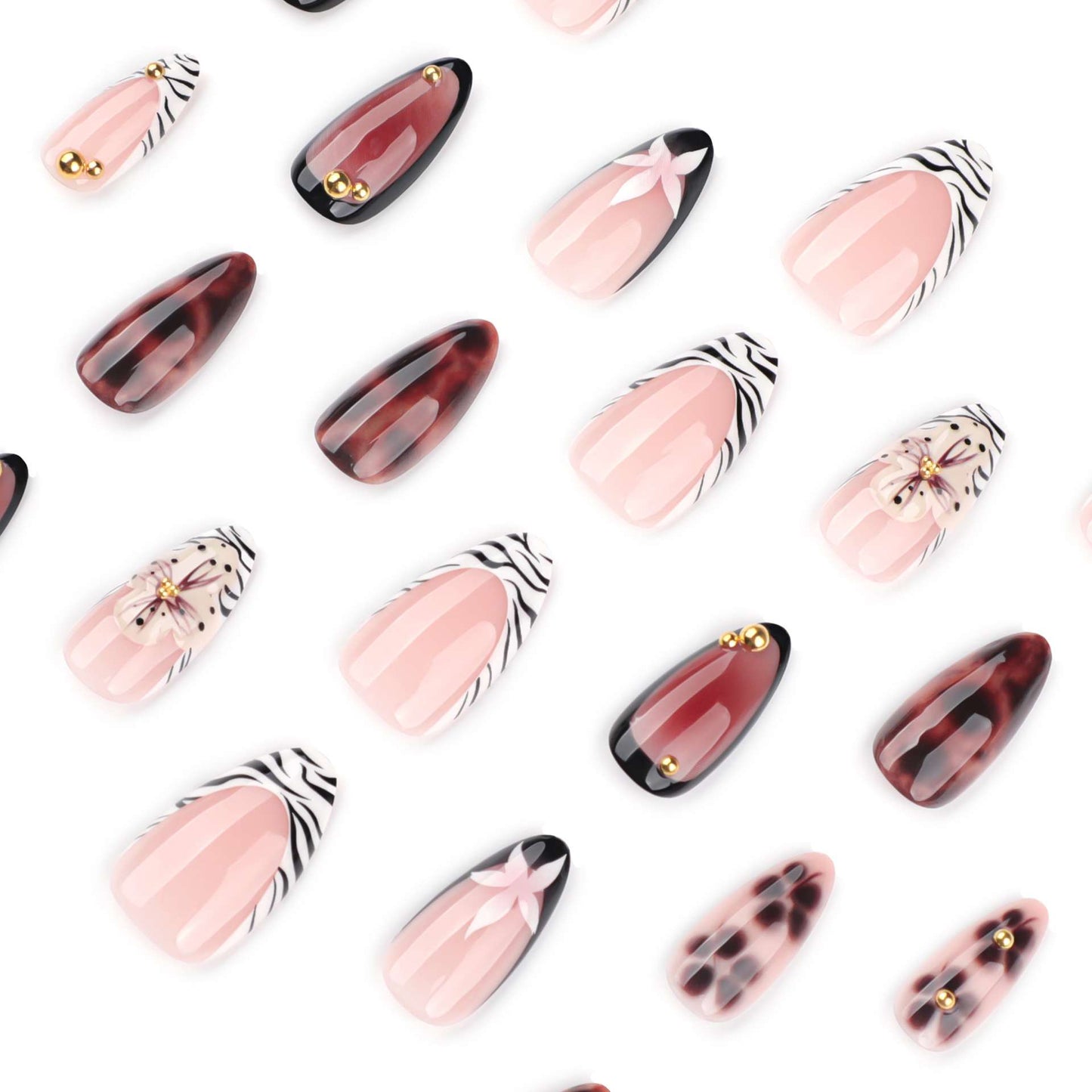 Elegant and Floral Nail Art image 3