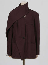 Asymmetric Cape Blazer image 3