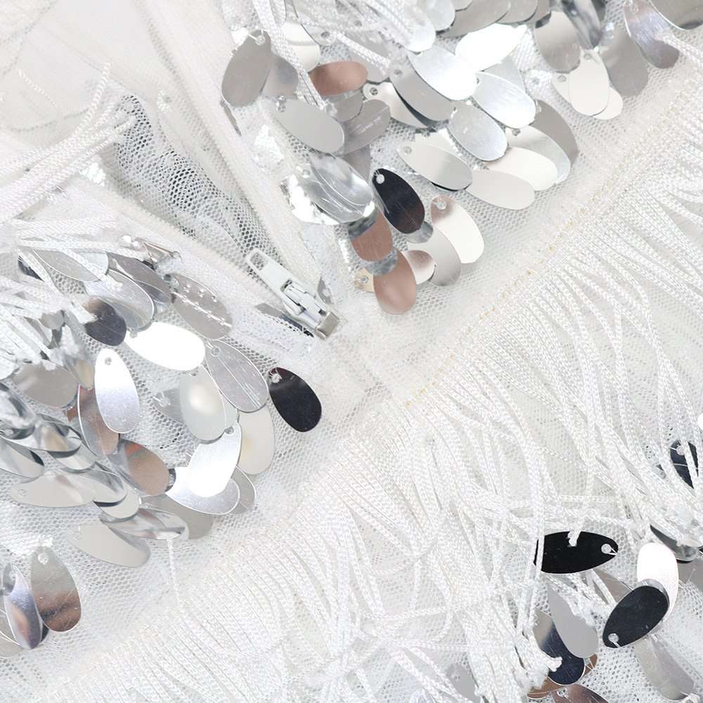 Sequin Fringe Top and Pants Set image 7