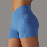 High-Waisted Athletic Biker Shorts image 3