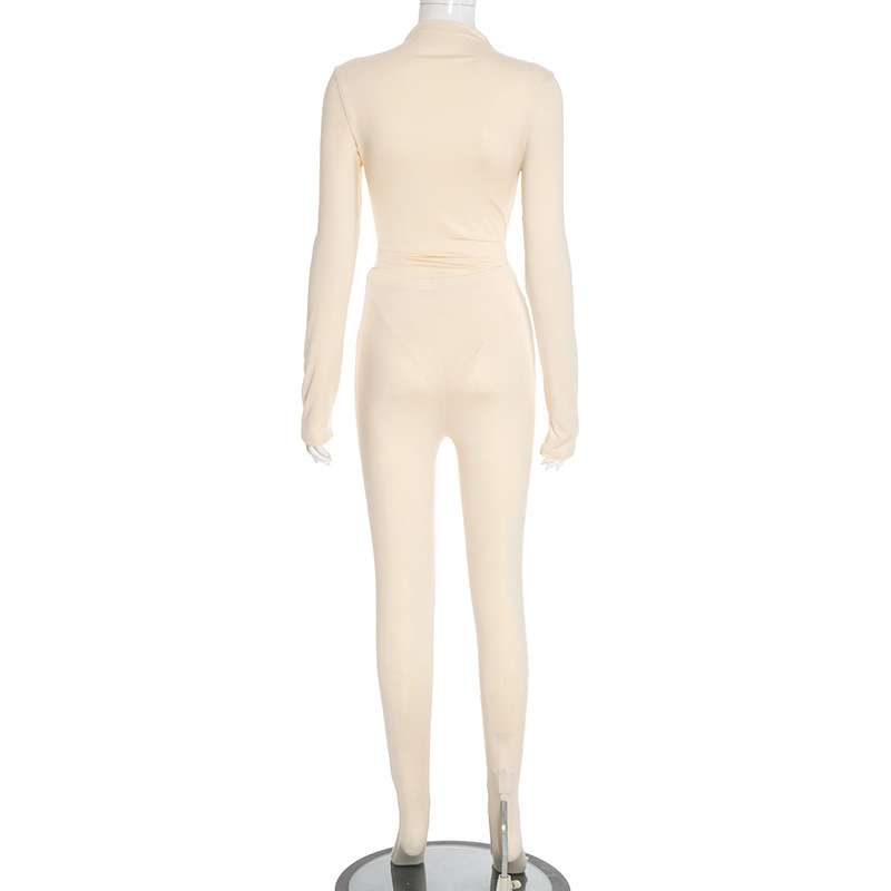 Chic Turtleneck Set with Long Sleeves image 5