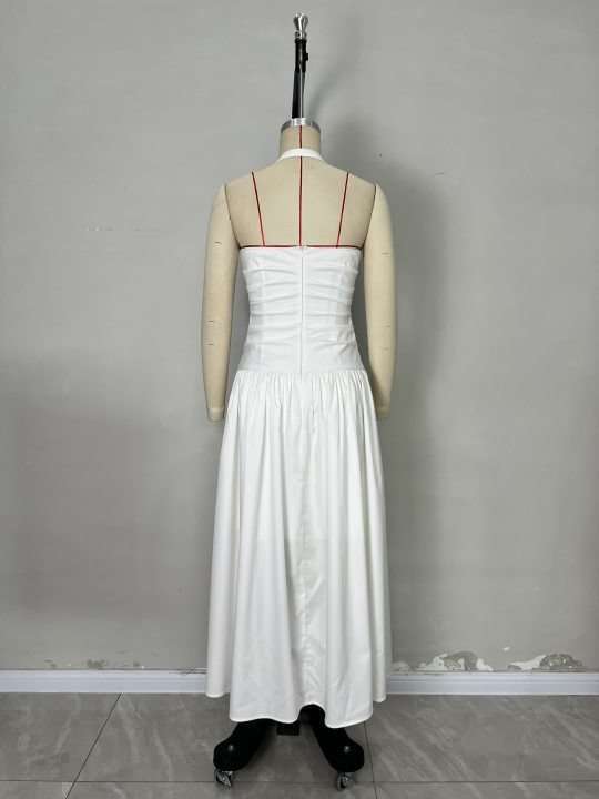 Elegant Halter Maxi Dress image 4