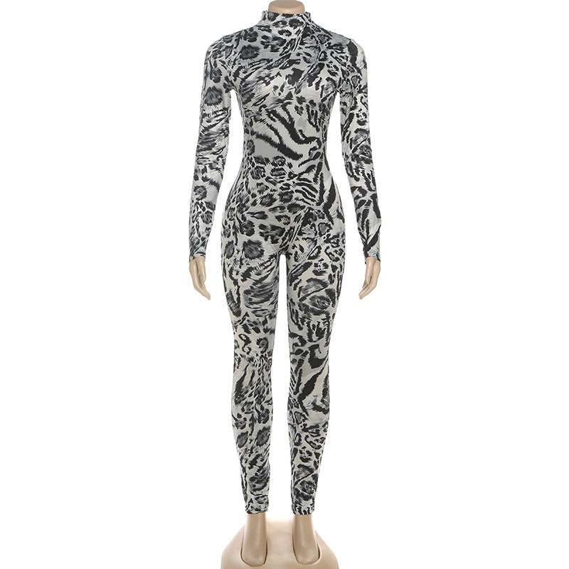Chic Animal Print Jumpsuit image 3