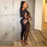 Fierce Web Mesh Jumpsuit image 1