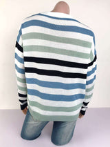 Colorful Striped Knit Sweater image 5