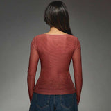 Long-Sleeve Top with Butterfly Print image 2