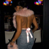 Faux Fur Sleeveless Vest image 2