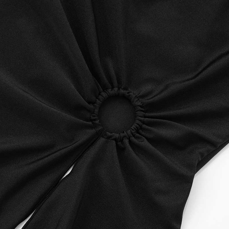 Strapless Top with Ring Detail image 4
