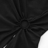 Strapless Top with Ring Detail image 4