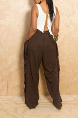 Relaxed Wide-Leg Trousers image 2