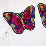 Sequin Lips Graphic T-Shirt & Shorts Set image 6