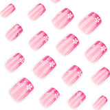 Glitter French Tip Nail Art image 11