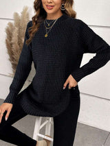 Turtleneck Oversized Pullover Casual Sweater image 5