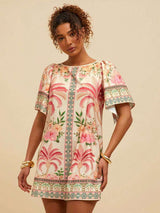 Colorful Floral Print Dress image 6